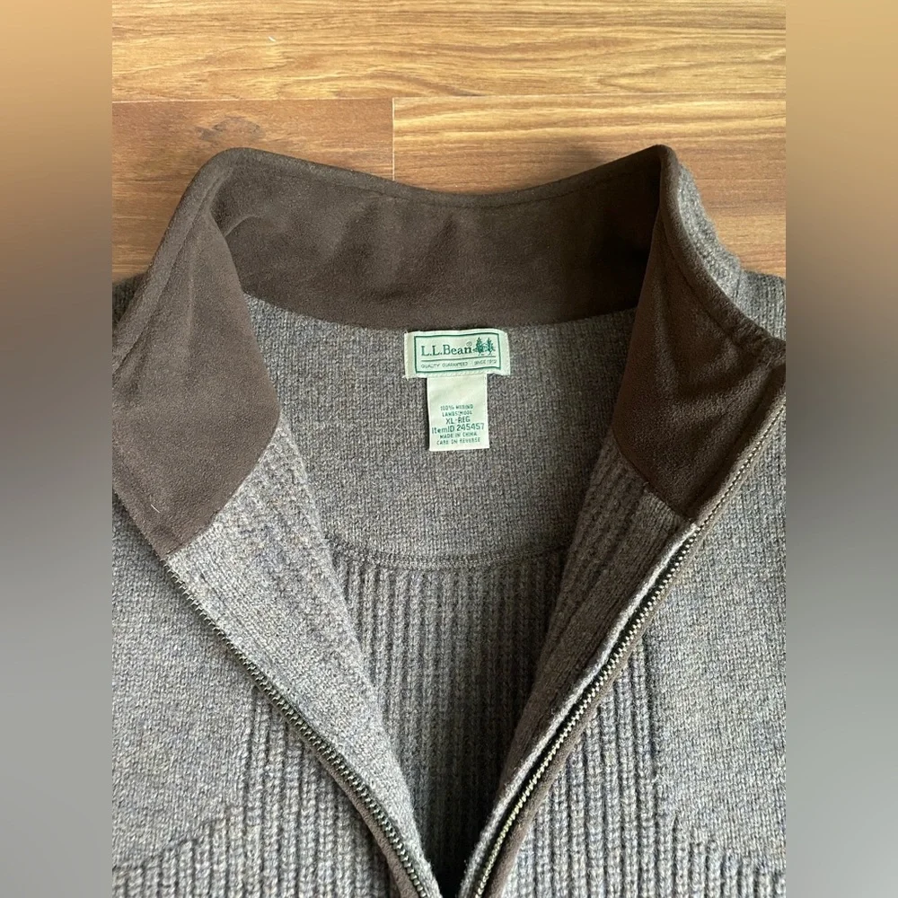 LL Bean Men’s Waterfowl Sweater Vest 100% Wool | men’s XL